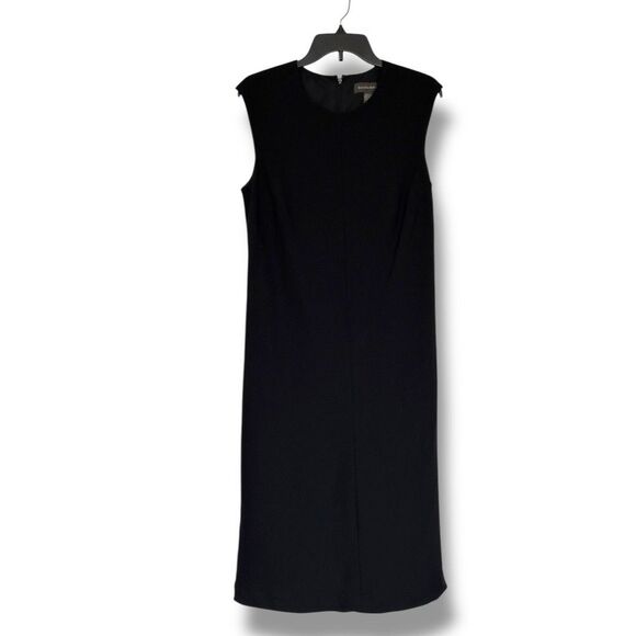 Banana Republic Dresses & Skirts - Banana Republic Sleeveless Career Dress Black Midi 100% Wool Size 12
